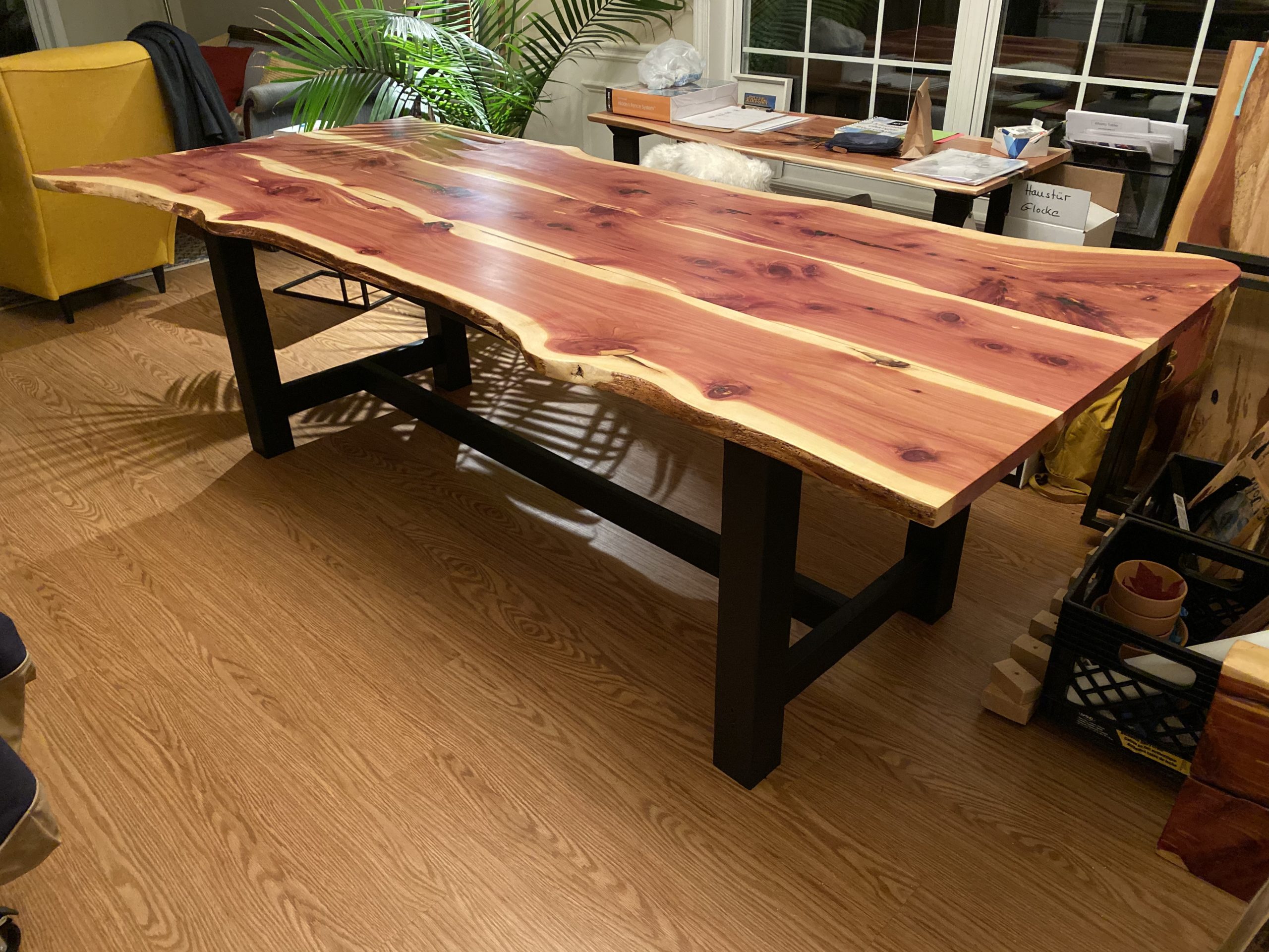 cedar dining set